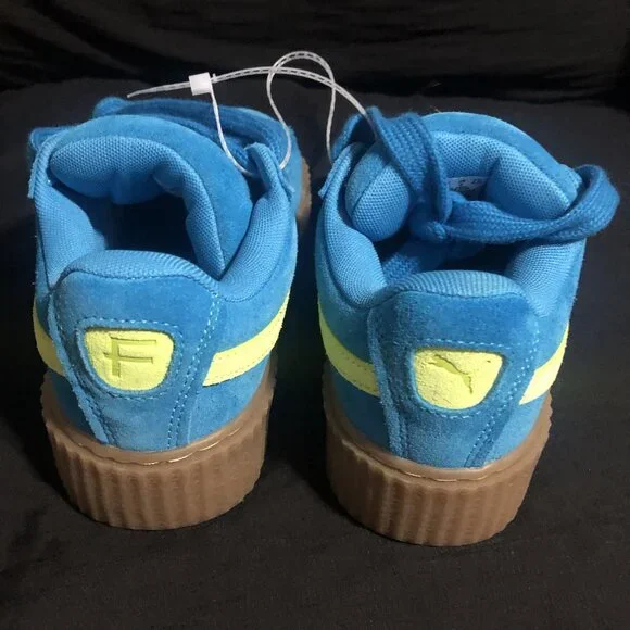 Puma Rihanna Fenty x Creeper Kids Phatty Speed Blue 397587-2, Size 4, - Picture 3 of 5